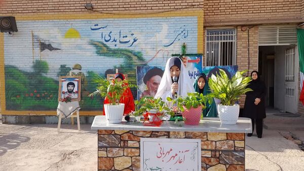آغاز سال تحصیلی جدید در دبیرستان شاهد یاس نبی شهرستان گناباد