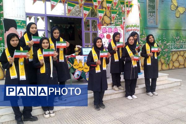 جشن پیروزی انقلاب اسلامی در مدارس منطقه کهریزک 