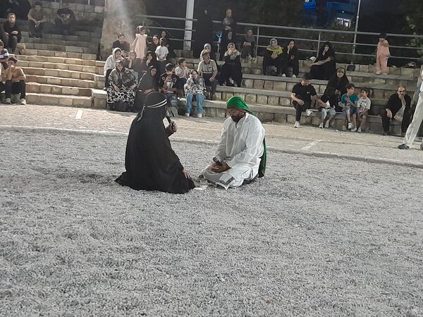 تعزیه‌خوانی گروه محبان الحسین در میدانگاه بوستان کوهسنگی