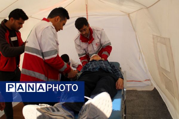 بیست‌وهفتمین مانور سراسری زلزله در مدارس شهرستان بن