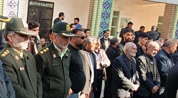 مراسم تشییع پیکر جانباز شهید علی فتح آبادی