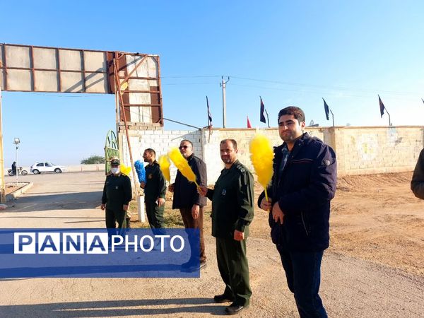 سفر دانش‌آموزان دختر ناحیه۶ مشهد به راهیان نور