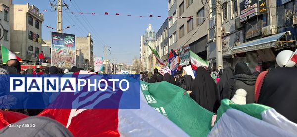 راهپیمایی ۲۲ بهمن در شهرستان قدس  