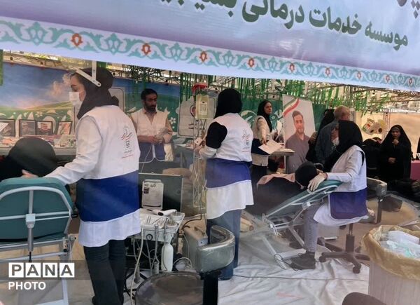 برپایی موکب خدمات پزشکی رایگان در جشن غدیر 