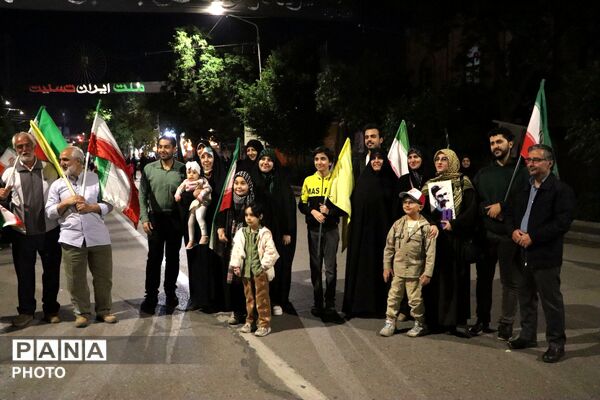  نیشابور در میدان خونخواهی ،شبی دیگر از حماسه آفرینی مردمی نیشابور در قاب پانا 