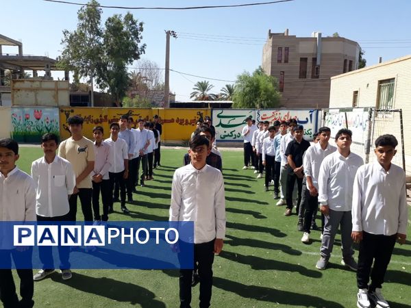 برگزاری مانور بازگشایی مدارس در شهرستان بم