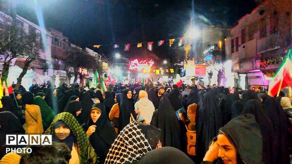 خروش مردمان انقلابی شهرستان ملایر به یاد رهبر شهید جمهوری اسلامی