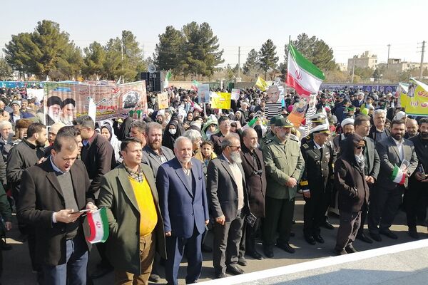 شکوه همبستگی مردم شهید پرور فشافویه در راهپیمایی ۲۲ بهمن