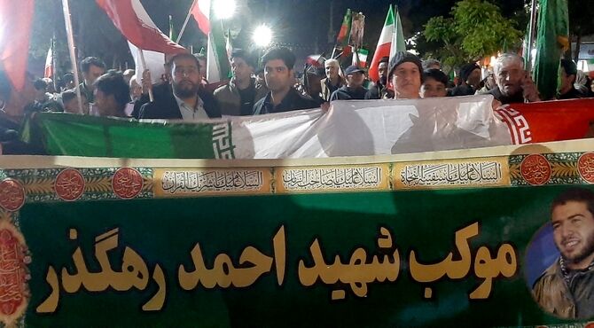 موکب دانش آموزی دبستان شهید احمد رهگذر در شهرک وایین شهریار