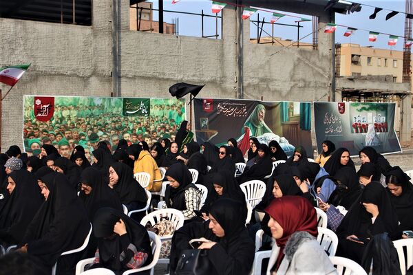 مراسم دومین سالگرد خاکسپاری شهید گمنام آموزشکده فنی دختران قم