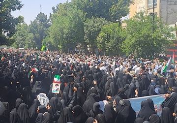 راهپیمایی بی نظیر در نیشابور