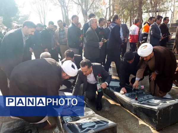 دیدار فرماندار شهرستان سملقان با رئیس بنیاد شهید به‌مناسبت گرامیداشت روز شهدا