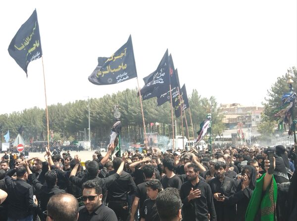 مراسم خیمه سوزان عصر عاشورا در بیرجند 