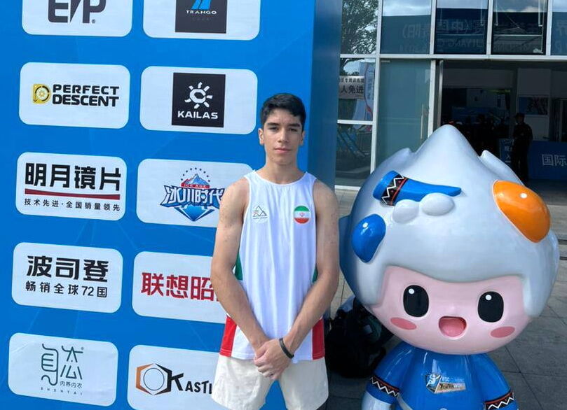 صعود سنگ‌نورد نوجوان ایران به نیمه‌نهایی مسابقات قهرمانی جهان