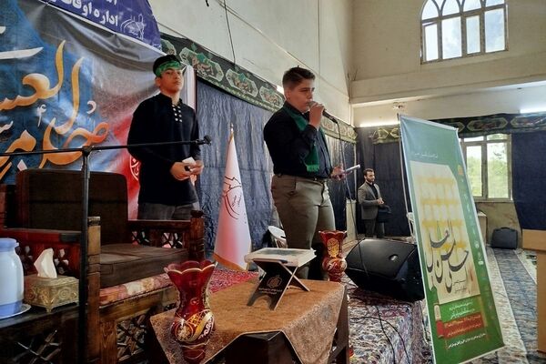  برگزاری مراسم سوگواره احلی من العسل در امامزاده حضرتین شهرستان قدس