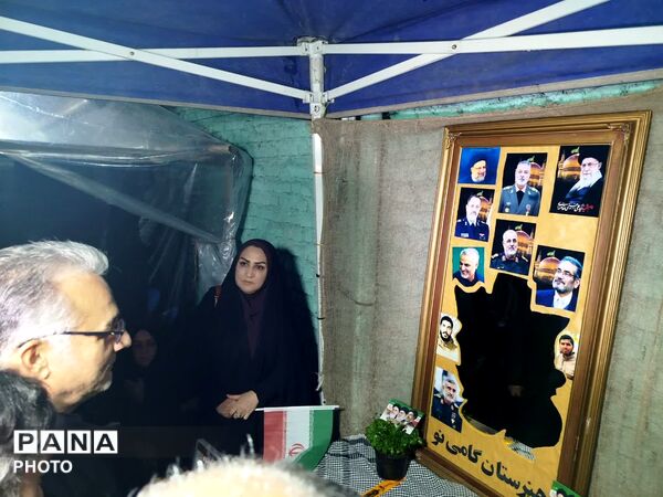 زنگ بیعت دانش‌آموزان علی آباد کتول