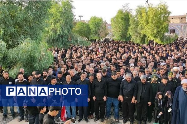 مردم قرچک در سوگِ سردار شهید حسن خوانساری 