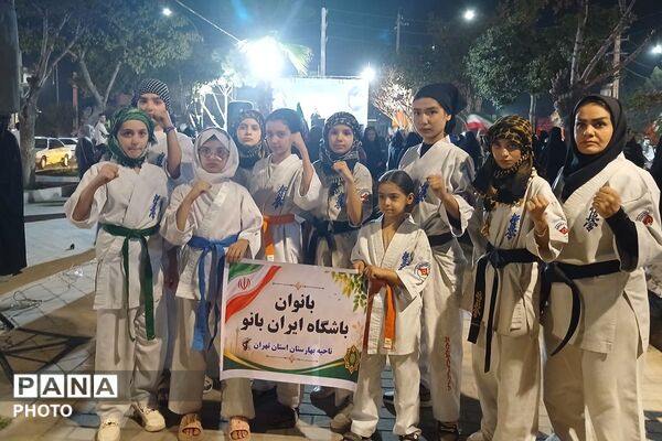 رزمایش اقتدار با حضور گردان‌های جانفدا در نسیم‌شهر