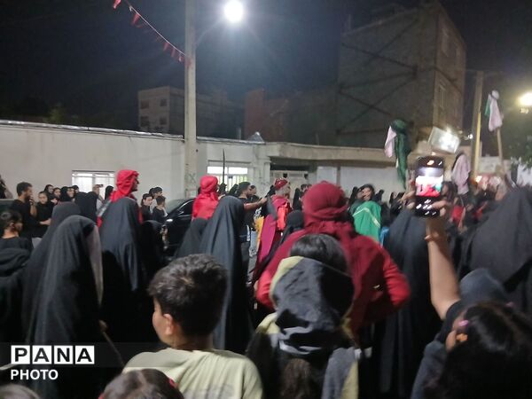 کاروان نمادین اُسرای کربلا در زیبادشت فردیس 