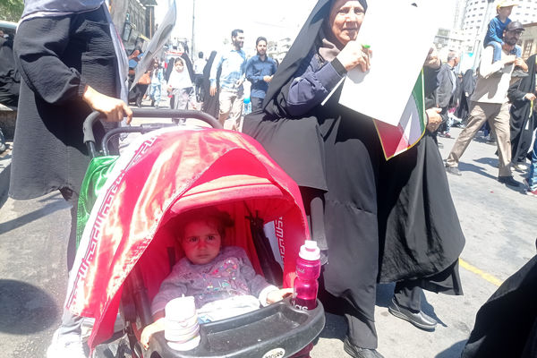 همه مردم شیراز فریاد حمایت از فلسطین سر دادند