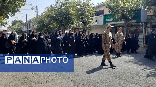 کاروان عزاداری رحلت پیامبر اکرم، شهادت امام حسن مجتبی و امام رضا(ع) در تالش