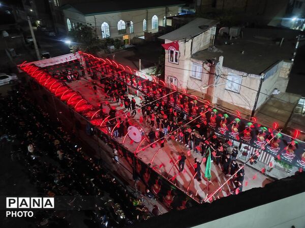مراسم سقایی و عزاداری عاشقان سیدالشهدا(ع) در کمالشهر کرج