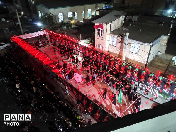 مراسم سقایی و عزاداری عاشقان سیدالشهدا(ع) در کمالشهر کرج