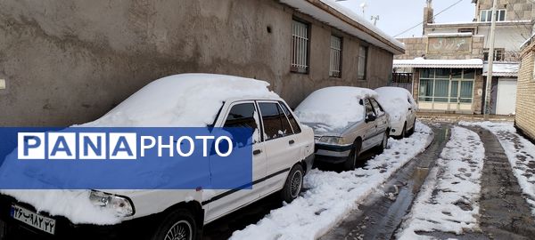 اولین بارش برف در سال ۱۴۰۳  در نیشابور