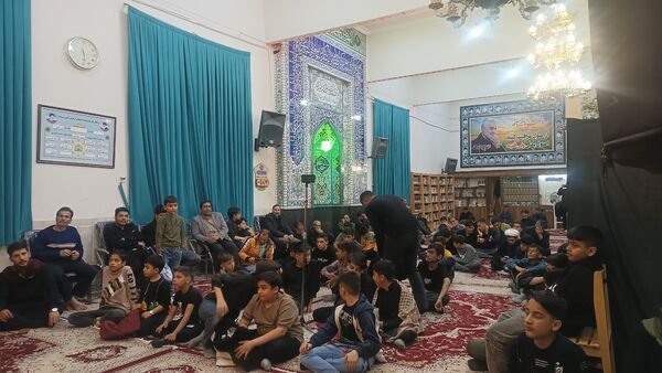 مراسم عزاداری شب نوزدهم رمضان در مسجد الرضا  نیشابور 