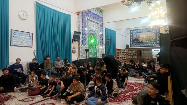 مراسم عزاداری شب نوزدهم رمضان در مسجد الرضا  نیشابور 