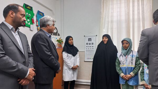 آئین افتتاحیه برنامه سفیران سلامت دانش آموزی استان خراسان رضوی در دبستان شاهد تحقیقی ناحیه ۶