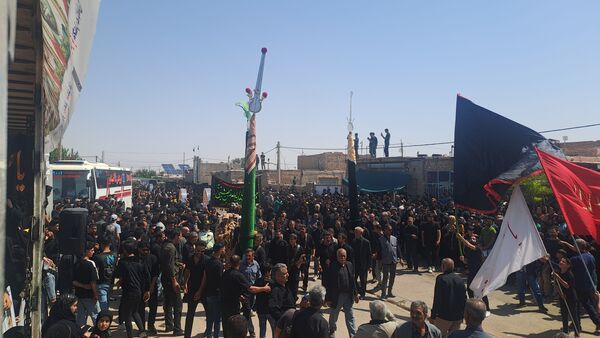 مراسم عزاداری و زنجیر زنی شهادت امام حسن مجتبی(ع) و رحلت پیامبر اکرم (ص) در  روستای کفکی خراسان رضوی