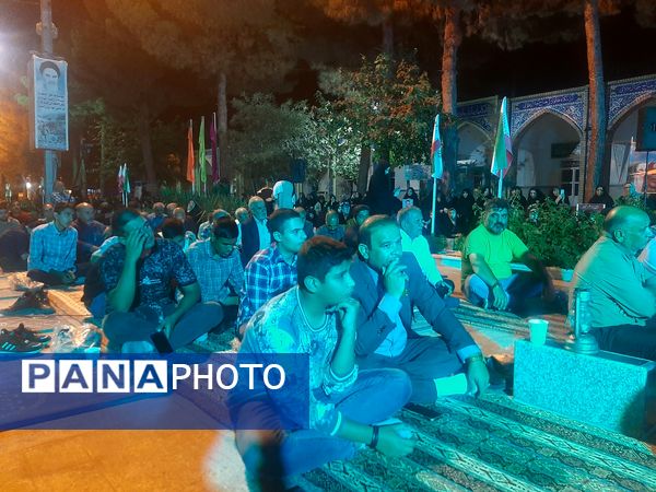 مراسم مهمانی شهدا در گلزار شهدای بهشت فضل نیشابور 