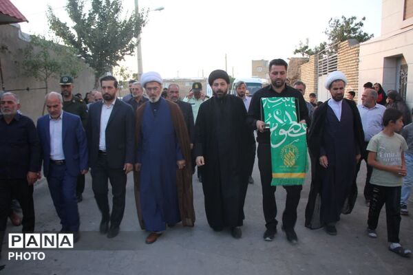 حضور خادمان حرم حضرت معصومه(س) در شهرستان قهاوند