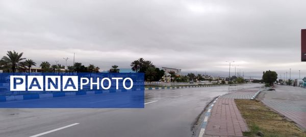 باران، چهره بندرعباس را تازه کرد