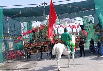 مراسم سوگواری عاشورای حسینی در شهر سفیددشت 