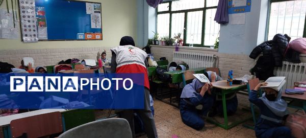 بیست و هفتمین دوره مانور زلزله در مدرسه بنت الهدی صدر ۲ 