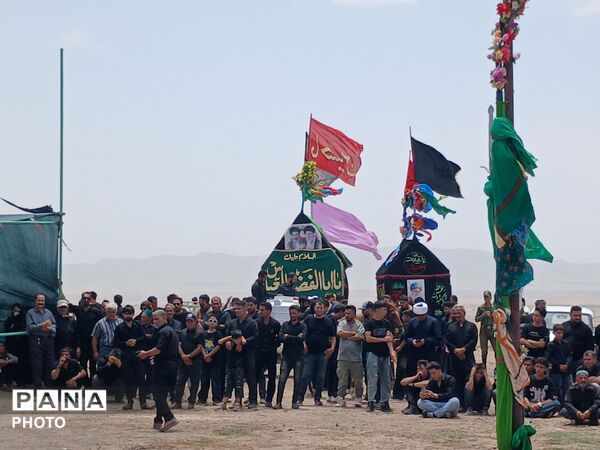 روستای مرزان؛ آیین عاشوراییِ میعاد عاشقان حسینی و بیعت با رهبر سوم انقلاب اسلامی