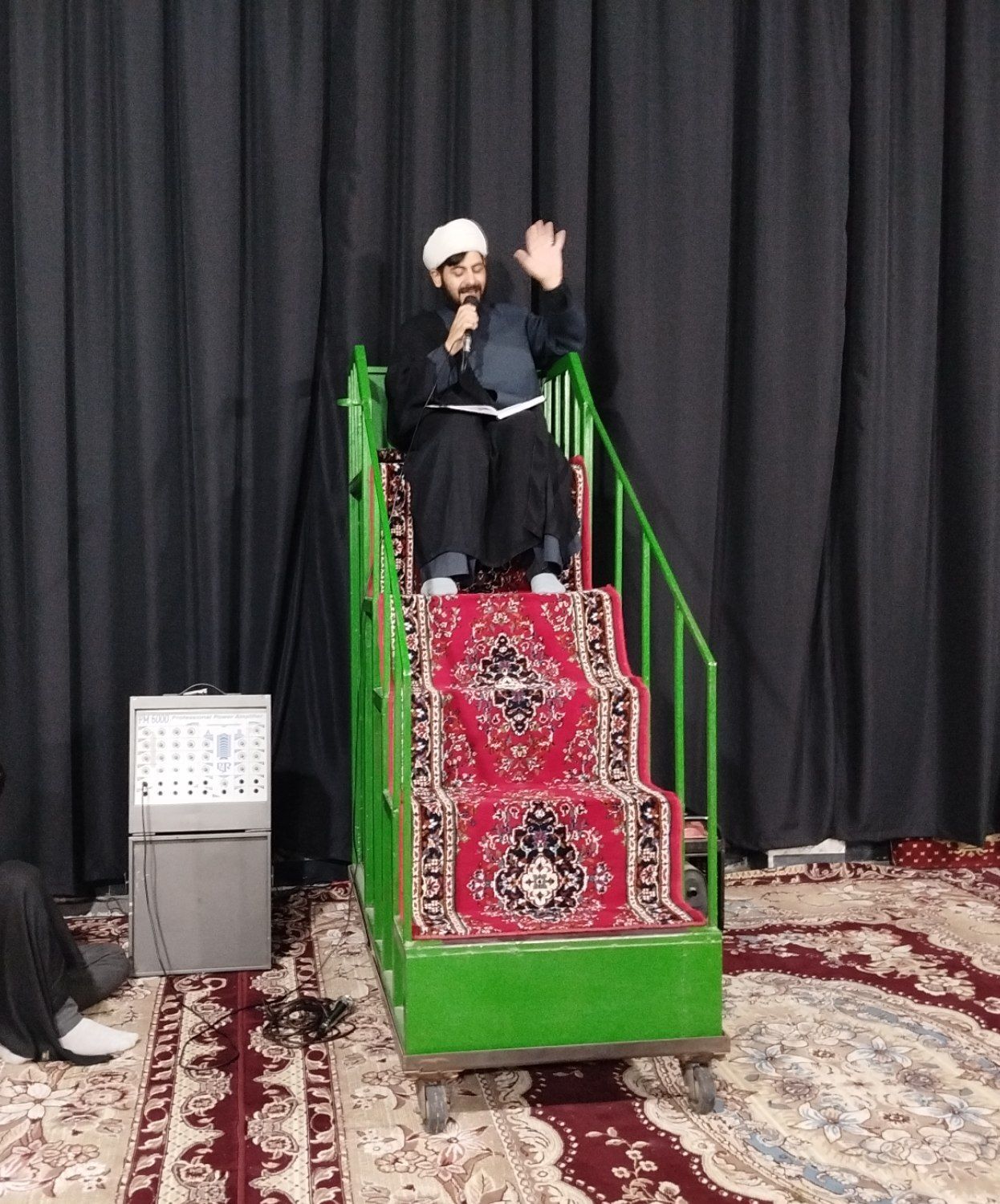 مراسم شب هشتم محرم  در مسجد صاحب الزمان (عج) نیشابور