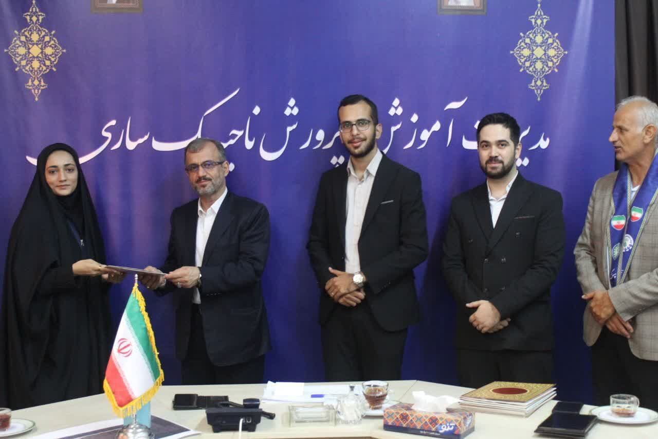 تقدیر از دانش‌آموز خبرنگاران پانا در ساری