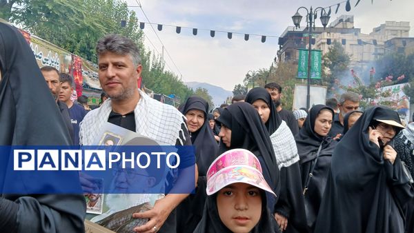 برپایی موکب عشاق الحسین سازمان دانش‌آموزی شهر تهران