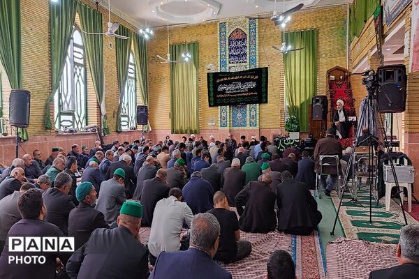 مراسم عزاداری شهادت امام جعفر صادق علیه السلام در حسینیه شهربار