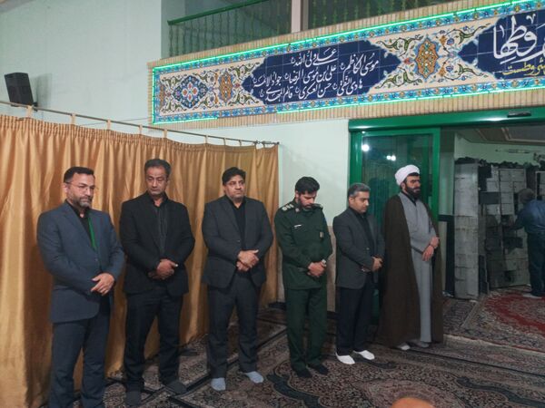 مراسم سوگواری برای خادم الرضا شهید آیت‌الله سید ابراهیم رئیسی در چناران 
