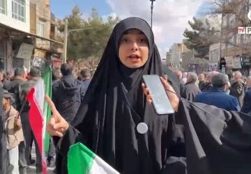 حضور چشمگیر اقشار مختلف مردم شهرستان اسفراین در راهپیمایی روز جمعه 
