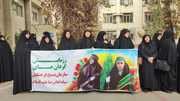 رزمایش گردان‌های بسیج فرهنگیان سپاه امام رضا (ع) در اداره‌کل آموزش و پرورش خراسان رضوی