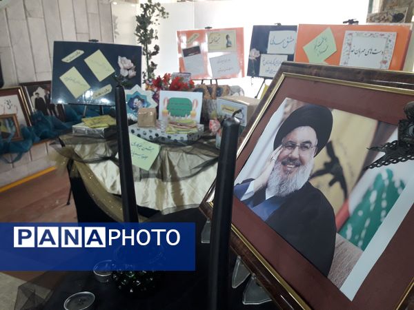 مراسم سوگواری شهید مجاهد سید حسن نصرالله در ناحیه ۷ مشهد