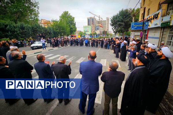 مراسم عزاداری امام صادق(ع) در مصلی هشتگرد 