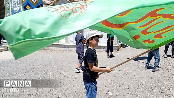 عزاداری چهار مین روز از ماه محرم در بوژ آباد میهمان قاب پانا