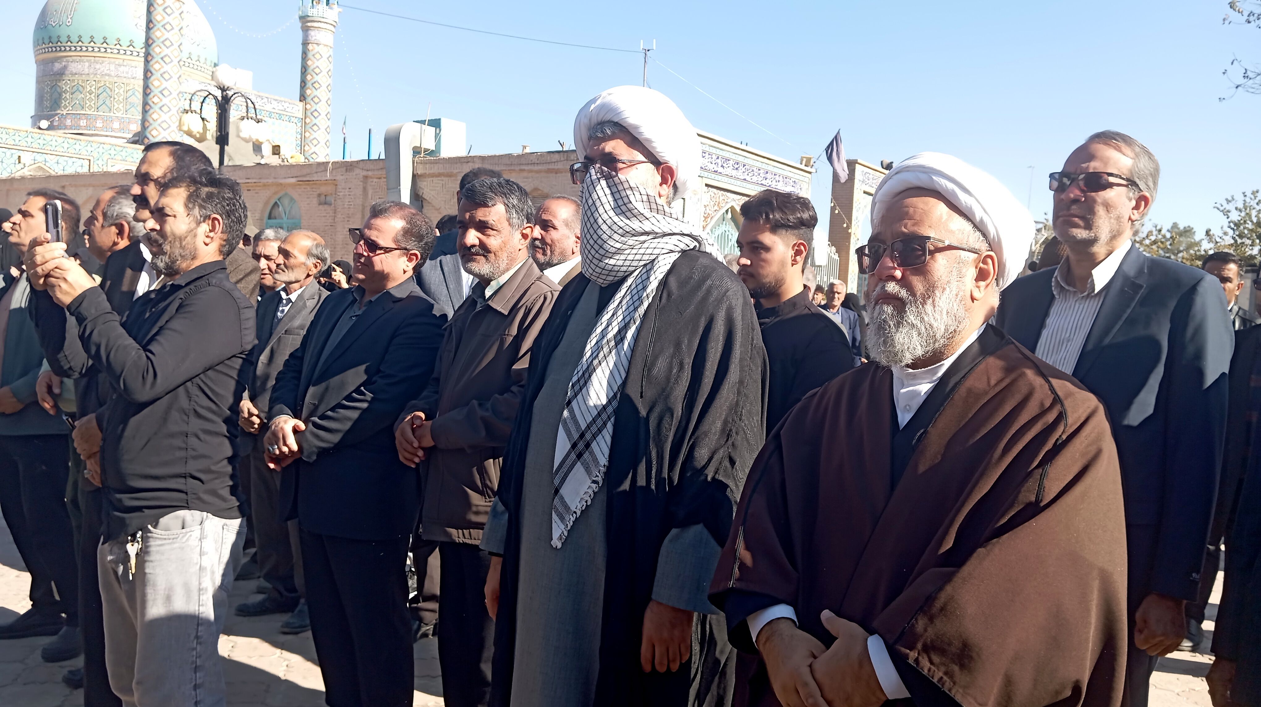 مراسم تشییع پیکر شهید گمنام  در شهرستان کاشمر 