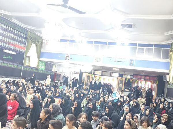 جشن میلاد حضرت زهرا(س) در تکیه علی اکبری فدافن